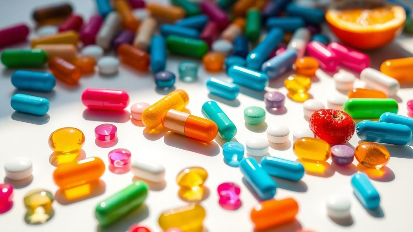 Vitamine și suplimente pentru sănătatea organismului.